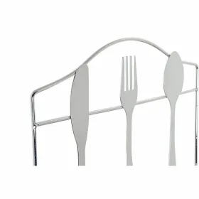 Пюпитр DKD Home Decor Приборов Серебристый Металл Пластик 23 x 15 x 22 cm