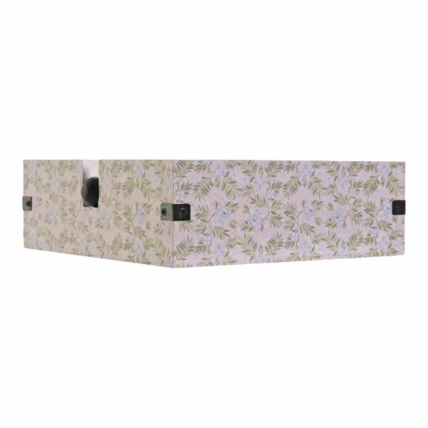 Paperiteline DKD Home Decor Sininen Vihreä Pinkki Metalli Puu MDF 3 Kappaletta 22 x 18 x 6 cm
