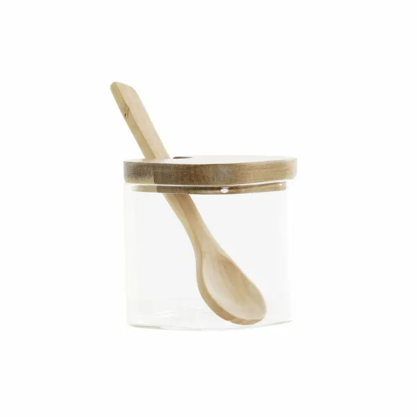 3 indeliai DKD Home Decor Spalvotas Skaidrus Natūralus 150 ml 20,5 x 8 x 1,5 cm