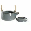 Teekannu DKD Home Decor 21 x 17 x 10 cm Posliini Harmaa 1 L