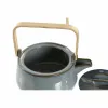 Teekannu DKD Home Decor 21 x 17 x 10 cm Posliini Harmaa 1 L