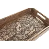 Padėklų rinkinys DKD Home Decor 2 vnt. Ruda Mango mediena (2 vnt.)