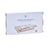 Juustolautanen DKD Home Decor Bambu Alumiini Kivitavara 21,5 x 11,8 x 1,5 cm (3 Kappaletta)