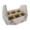 Butelių laikiklis DKD Home Decor Spalvotas Medžio MDF 24 x 16,5 x 25 cm (2 vnt.)