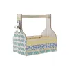 pudeļu statīvs DKD Home Decor 27 x 16,5 x 25 cm Zils Tirkīzs Koks MDF (2 gb.)