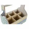 Подставка под бутылки DKD Home Decor 27 x 16,5 x 25 cm Синий бирюзовый Деревянный MDF (2 штук)