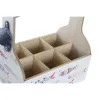 Butelių laikiklis DKD Home Decor Spalvotas Medžio MDF 27 x 16,5 x 25,5 cm (2 vnt.)