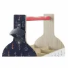 Butelių laikiklis DKD Home Decor Spalvotas Medžio MDF 27 x 16,5 x 25,5 cm (2 vnt.)