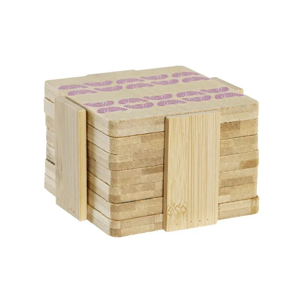 Paliktņi DKD Home Decor Africa Bambuss Koloniāls Āfrikas vīrietis (6 pcs)
