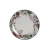 Plokščia lėkštė DKD Home Decor Gėlės Porcelianas (27 x 27 x 2 cm)