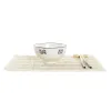 Suši Komplekts DKD Home Decor Bambuss Keramika Balts Austrumniecisks 14,5 x 14,5 x 31 cm (16 Daudzums)