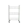 Стол-тележка DKD Home Decor Зеленый Металл полипропилен 40 x 26 x 62 cm