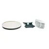 Uzkodu komplekts DKD Home Decor Koks 22 x 22 x 1 cm Loksnes Zaļš Keramika