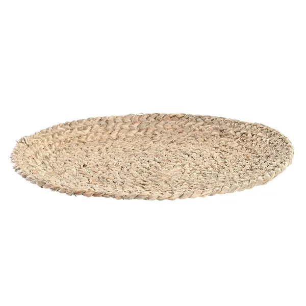 Galda paliktnis DKD Home Decor Dabisks Dabīgā Šķiedra (32 x 0,5 x 32 cm)