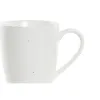 Komplekts ar 4 krūzēm DKD Home Decor Balts Dabisks Kaučuka koks Keramika 300 ml 19 x 13 x 31 cm