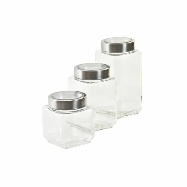 3 indeliai DKD Home Decor 750 ml 8,5 x 8,5 x 18 cm