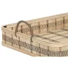 Paplāšu Komplekts DKD Home Decor Gaiši brūns Bambuss 54 x 43 x 9 cm (3 gb.) (2 gb.)