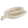 Uzkodu paplāte DKD Home Decor Gaiši brūns Dabisks Tropiskais 38 x 21 x 5 cm 30 x 21 x 5 cm