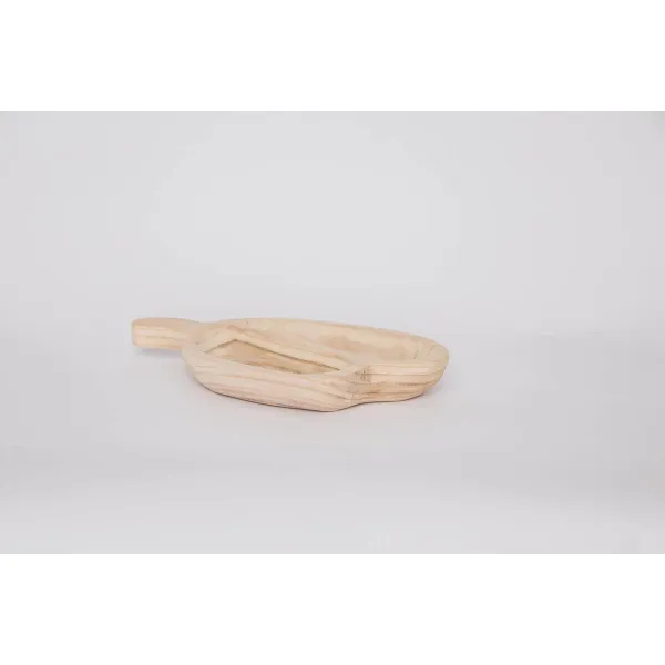 Užkandžių dėklas DKD Home Decor Šviesiai rudas Natūralus Tropinis 38 x 21 x 5 cm 30 x 21 x 5 cm