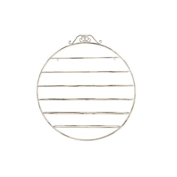 Pulloteline DKD Home Decor Metalli Valkoinen (105 x 9,5 x 114 cm)