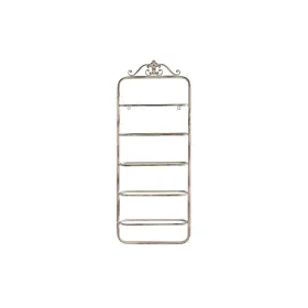Pulloteline DKD Home Decor Metalli Valkoinen (39 x 9,5 x 102,5 cm)