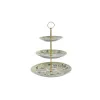 Vaisių dubuo DKD Home Decor Žalia Rusvai gelsva Metalinis Porcelianas Tradicinis 27 x 27 x 34 cm