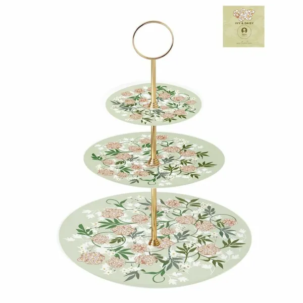 Hedelmäkulho DKD Home Decor Vihreä Beige Metalli Posliini Perinteinen 27 x 27 x 34 cm