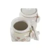 Purkki DKD Home Decor 12 x 12 x 16 cm 1 L Dolomite Perinteinen (2 osaa)
