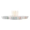 поднос для закусок DKD Home Decor Разноцветный 22 x 22 x 3 cm Керамика