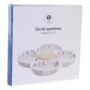 поднос для закусок DKD Home Decor Разноцветный 22 x 22 x 3 cm Керамика