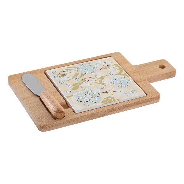 Välipalatarjotin DKD Home Decor 21,5 x 11,8 x 1,5 cm Kivitavara