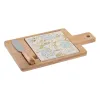 Välipalatarjotin DKD Home Decor 21,5 x 11,8 x 1,5 cm Kivitavara
