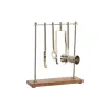 Cocktail Set DKD Home Decor 25,5 x 9 x 30 cm Natural Silver Stainless steel Acacia