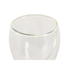 Lasisetti DKD Home Decor Läpinäkyvä Kristalli Borosilikaattilasi 100 ml 2 Kappaletta