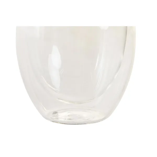 Набор стаканов DKD Home Decor Прозрачный Стеклянный Боросиликатное стекло 100 ml 2 Предметы
