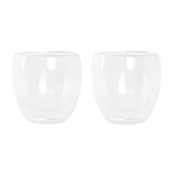 Stiklinių rinkinys DKD Home Decor Skaidrus Stiklas Borosilikatinis stiklas 250 ml