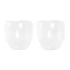 Stiklinių rinkinys DKD Home Decor Skaidrus Stiklas Borosilikatinis stiklas 250 ml