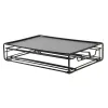 Kavos kapsulių dėklas DKD Home Decor 21 x 31 x 7,5 cm Juoda Metalinis