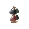 4-osainen mukisetti DKD Home Decor Vihreä Pinkki Tumman harmaa Kivitavara 300 ml 19 x 13 x 31 cm