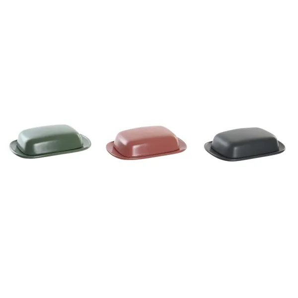 Sviesto indas DKD Home Decor 19 x 13 x 5 cm Keramikos dirbinys (3 Dalys)