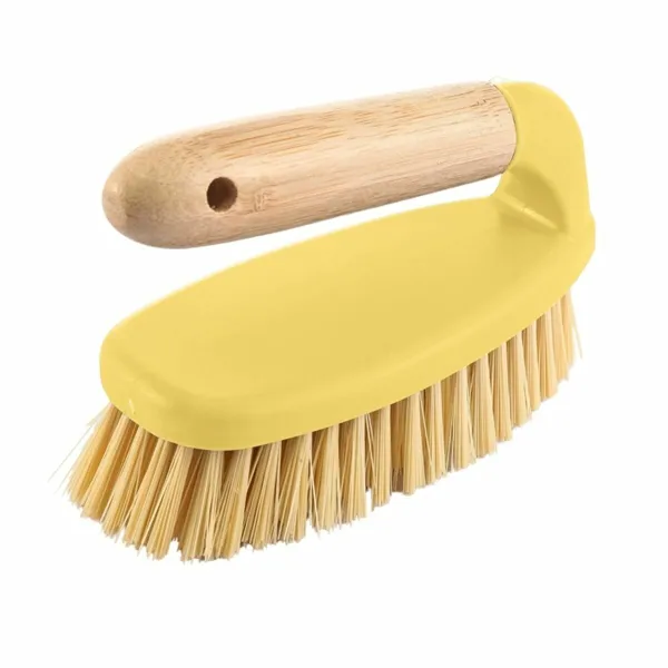Valymo šepetėlis DKD Home Decor Natūralus Bambukas PE