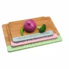 Сырная доска DKD Home Decor Бамбук Нержавеющая сталь 33,5 x 24 x 2 cm (3 штук)