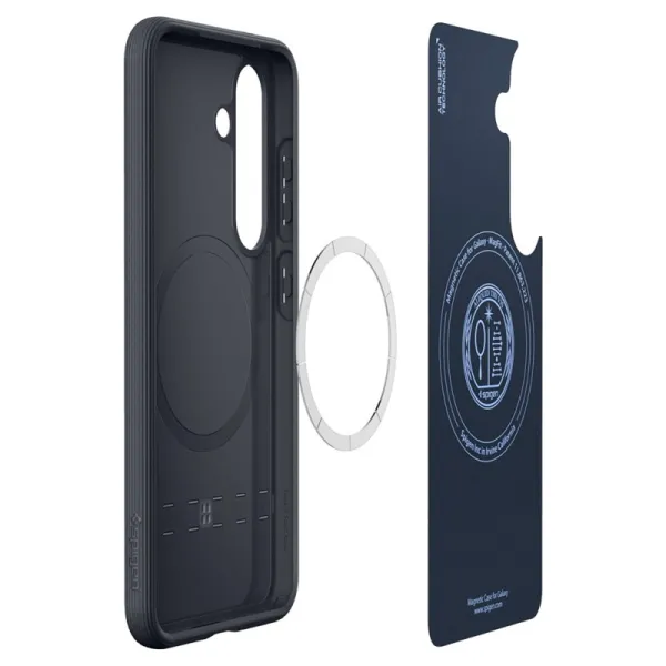 Spigen Parallax Mag MagSafe - Case for Samsung Galaxy S25 (Navy Violet)