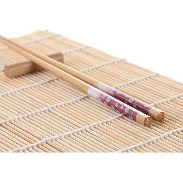 Sushisetti DKD Home Decor 14,5 x 14,5 x 31 cm Monivärinen Mandala Kivitavara Itämainen (16 Kappaletta)