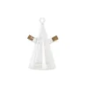 Eļļas un etiķa komplekts DKD Home Decor 10,5 x 9 x 18 cm Caurspīdīgs Korķis 300 ml Borosilikāta glāze