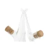 Eļļas un etiķa komplekts DKD Home Decor 10,5 x 9 x 18 cm Caurspīdīgs Korķis 300 ml Borosilikāta glāze