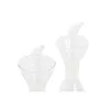 Eļļas un etiķa komplekts DKD Home Decor 200 ml 19,5 x 10 x 23,5 cm Metāls Caurspīdīgs 2 gb. Borosilikāta glāze