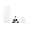 Mausteikko DKD Home Decor 200 ml 6 x 6 x 16,5 cm Läpinäkyvä Ruostumaton teräs Borosilikaattilasi