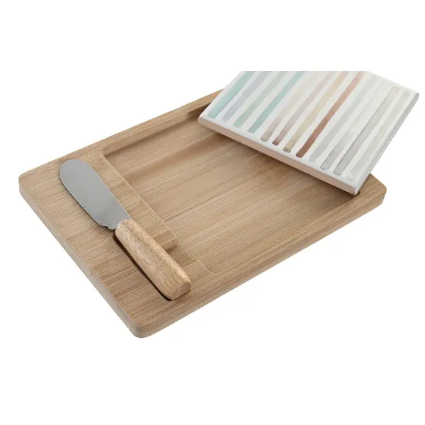 Užkandžių dėklas DKD Home Decor 21,5 x 11,8 x 1,5 cm Keramikos dirbinys