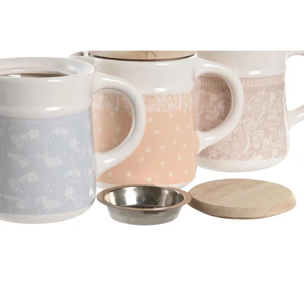 Eļļas Trauks Gaļai vai Zivij DKD Home Decor 16 x 11 x 13 cm (3 gb.)